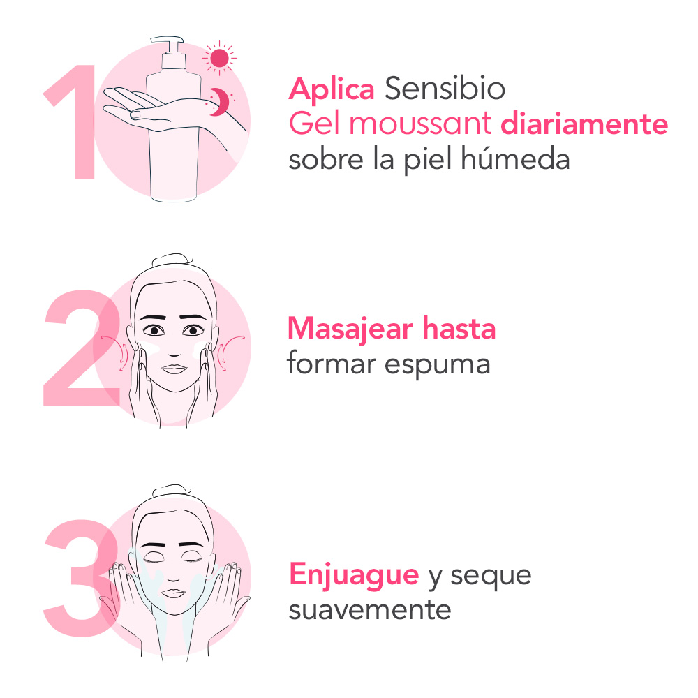 Sensibio Moussant Gel de Limpieza Bioderma