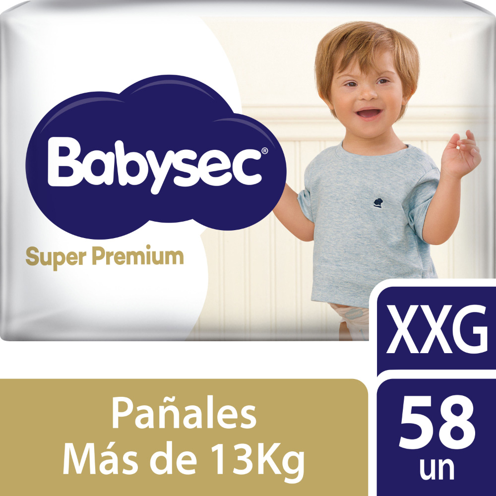 Babysec pañal para bebé súper premium talla XXG