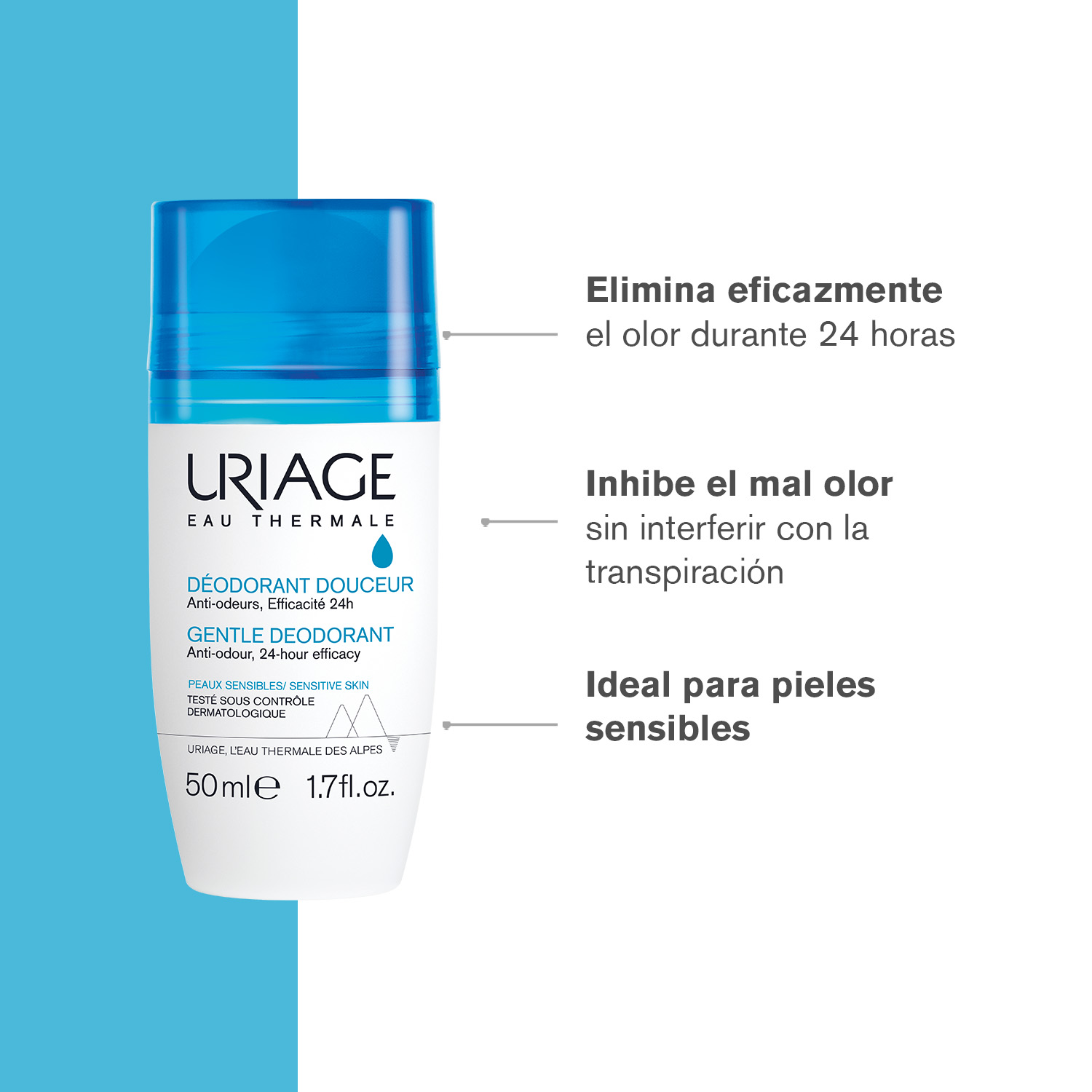 Uriage Desodorante Gentle Suave