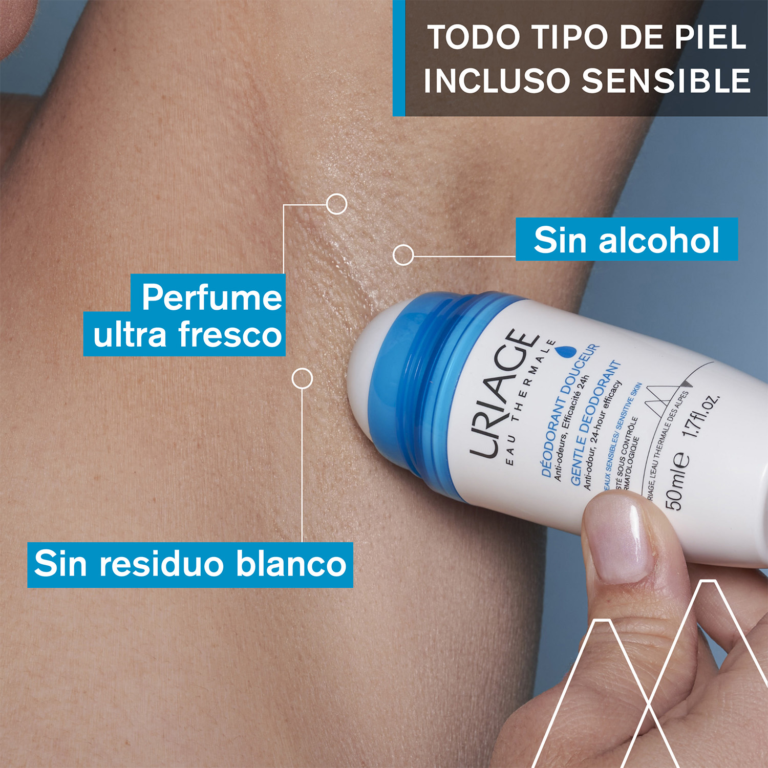 Uriage Desodorante Gentle Suave