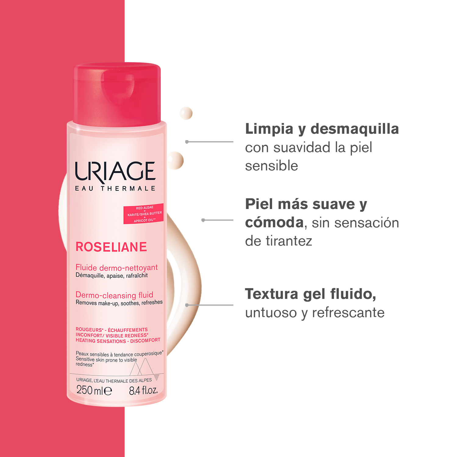 Uriage Roséliane Fluido Dermo Limpiador