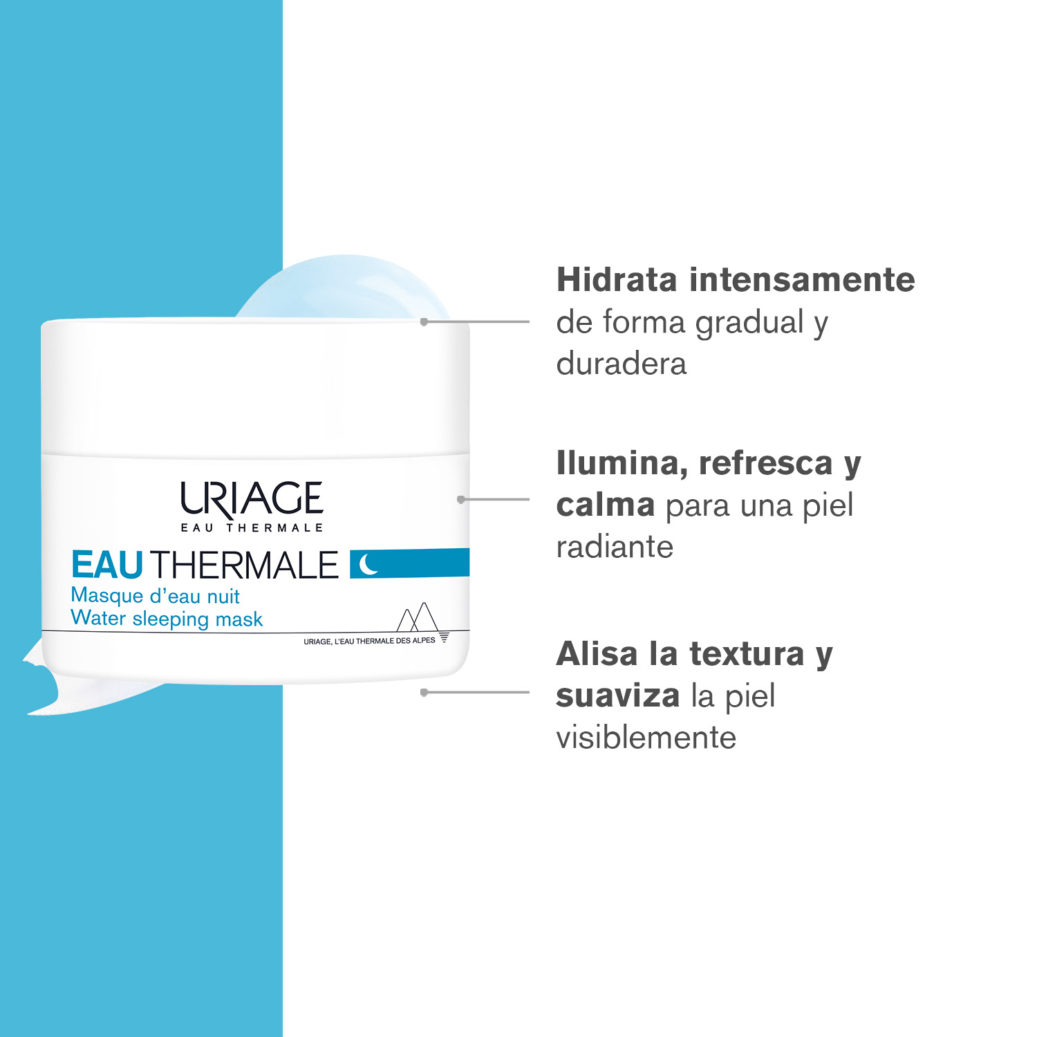 Uriage Eau Thermale Mascarilla De Agua De Noche Hidratación Intensa Uriage Eau Thermale Mascarilla De Agua De Noche Hidratación Intensa