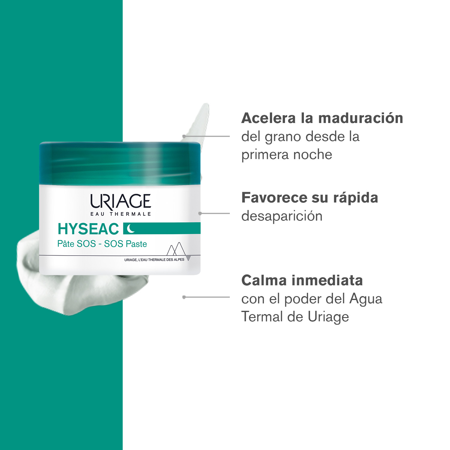 Uriage Hyséac Pate Sos Cuidado De Aplicación Localizada