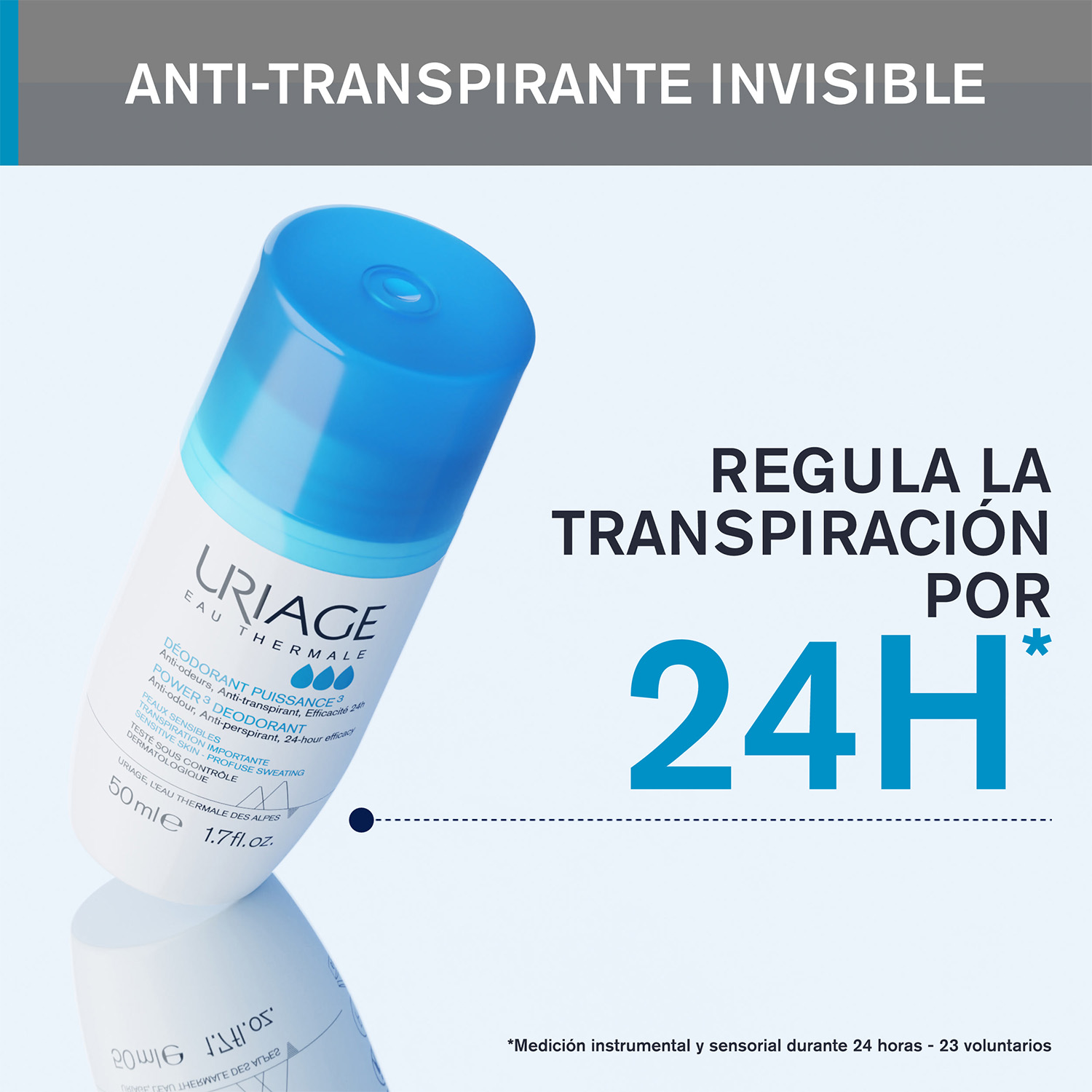 Uriage Desodorante Power 3 Anti-Transpirante