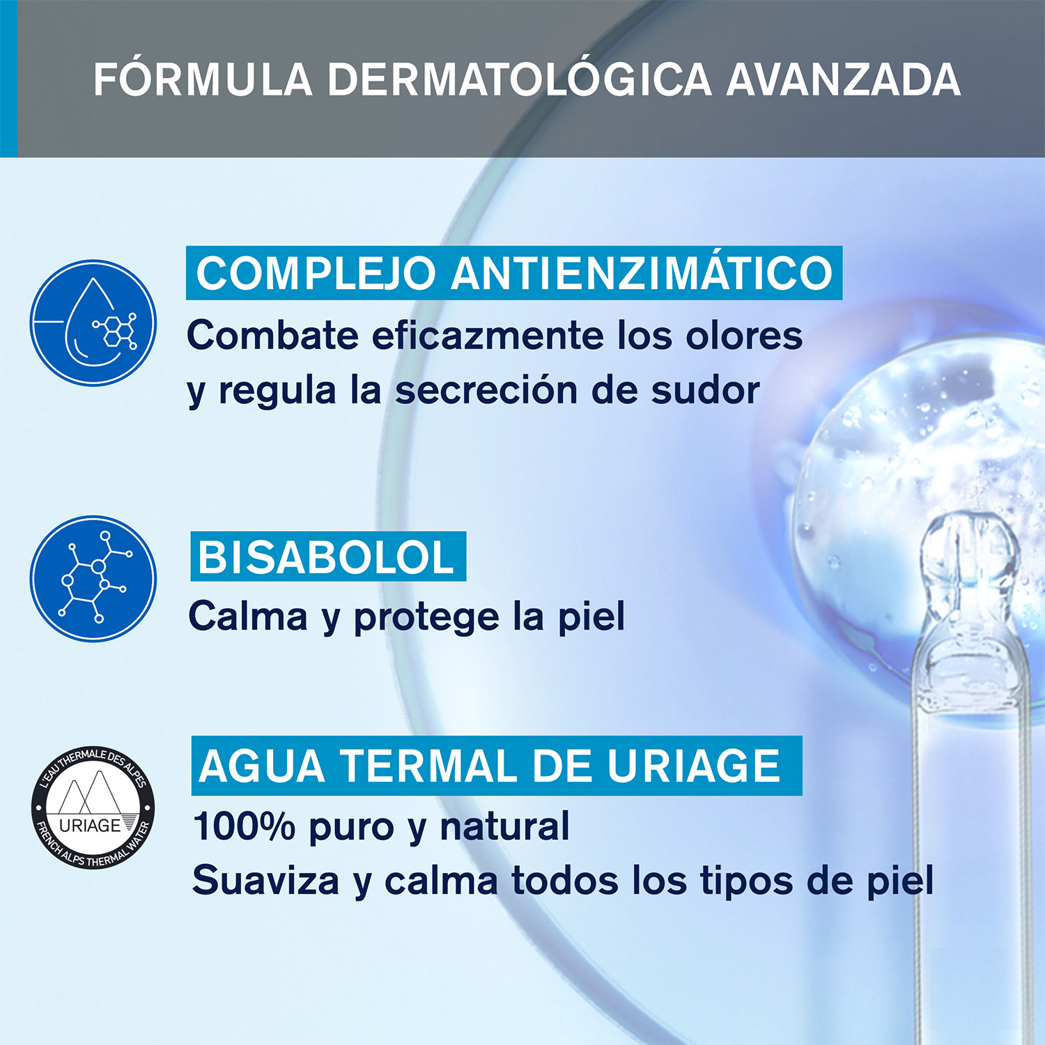 Uriage Desodorante Power 3 Anti-Transpirante