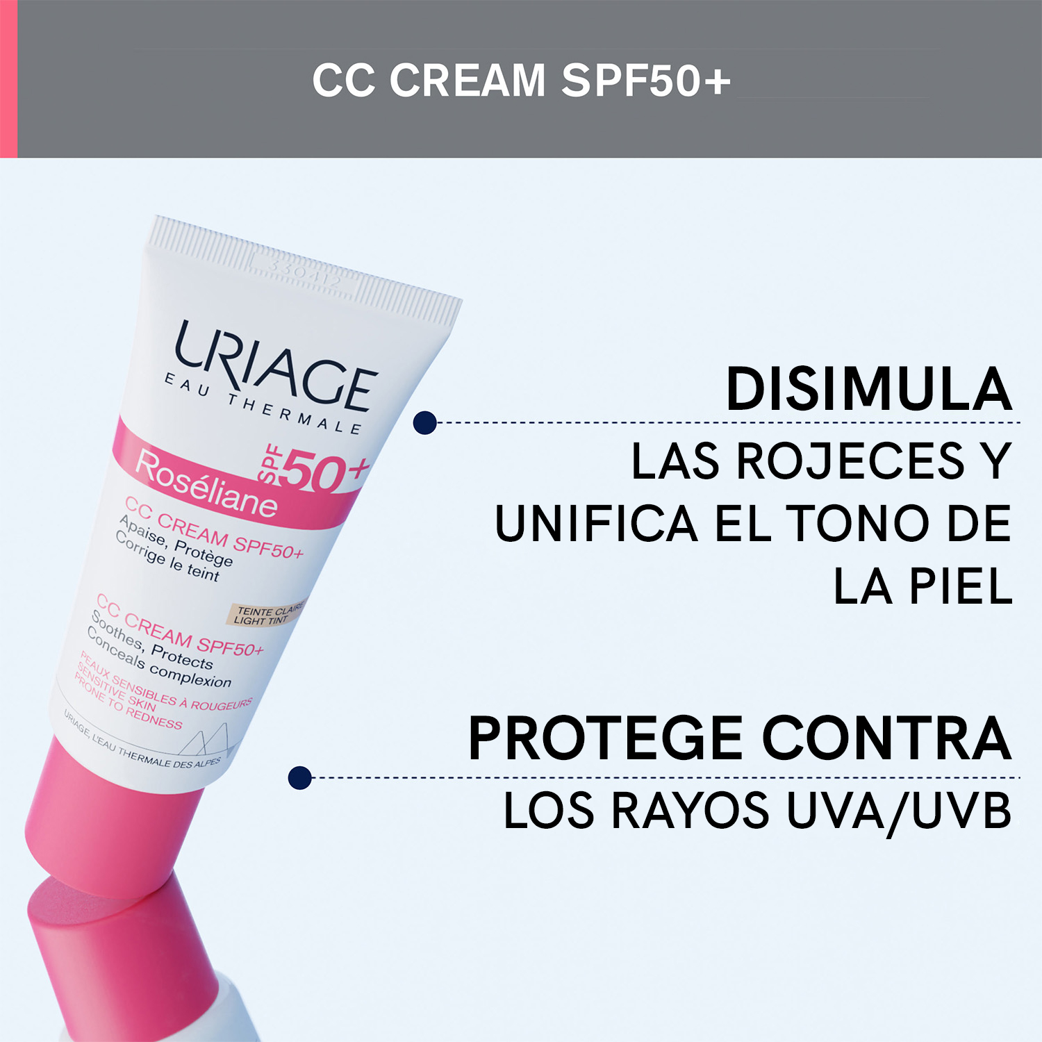 Uriage Roséliane Cc Cream Spf50+ Piel Sensible