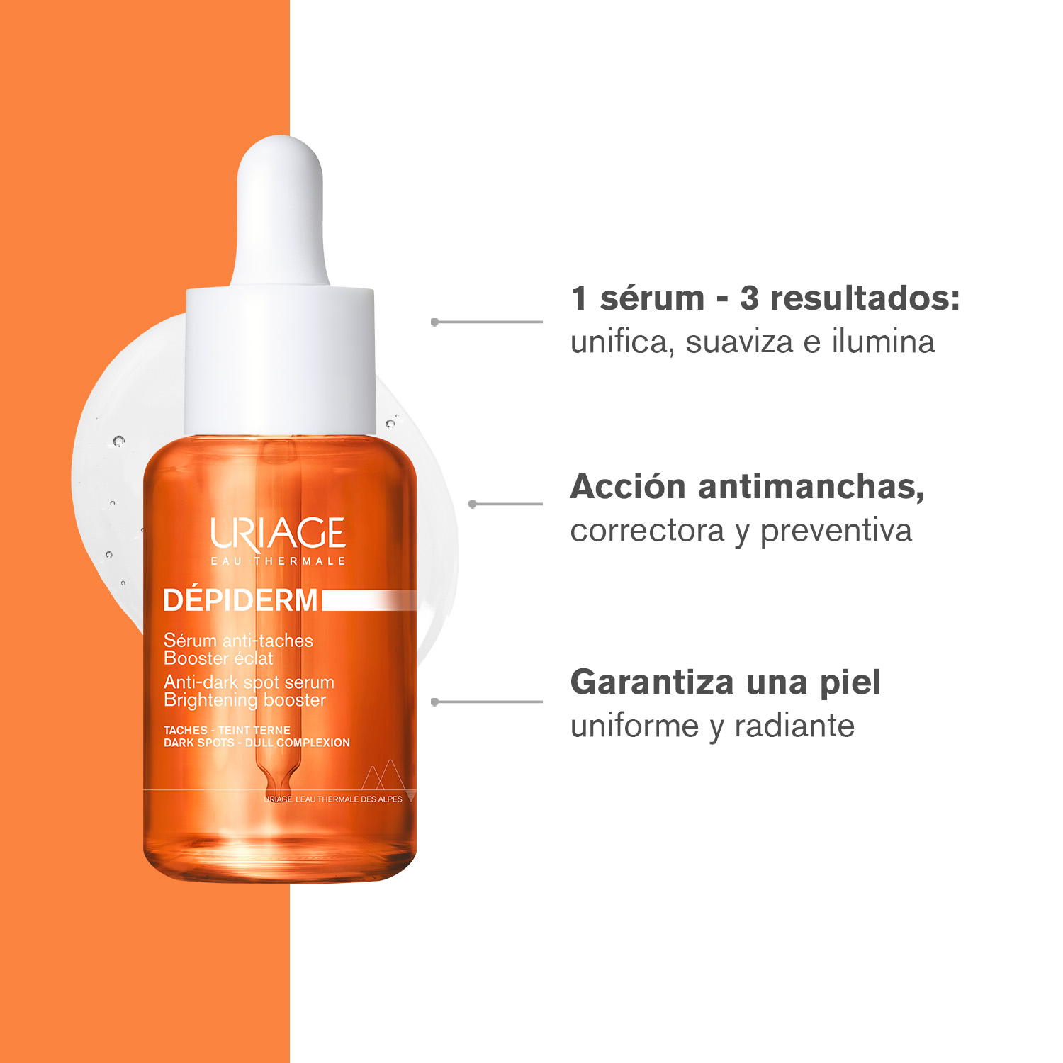 Uriage Dépiderm Sérum Antimanchas Booster De Luminosidad