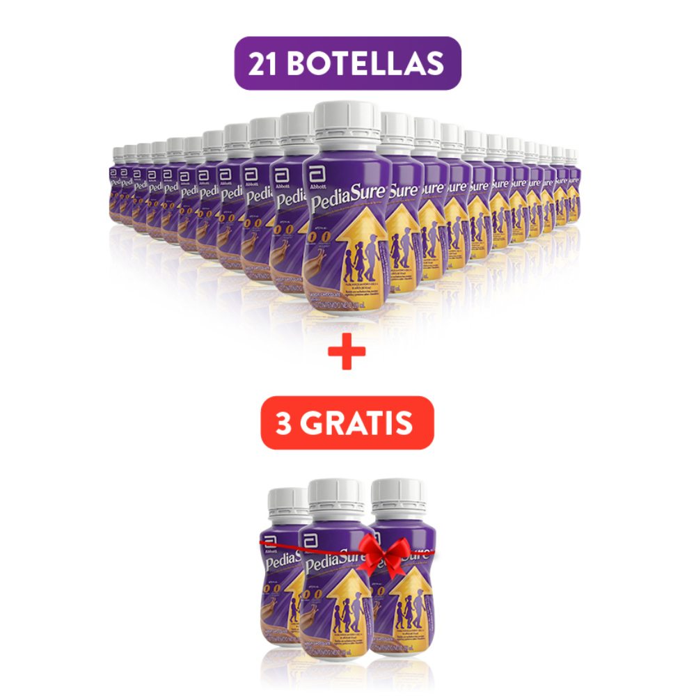 Pack 18+6 Pediasure Líquido Chocolate 220ml Pack 18+6 Pediasure Líquido Chocolate 220ml