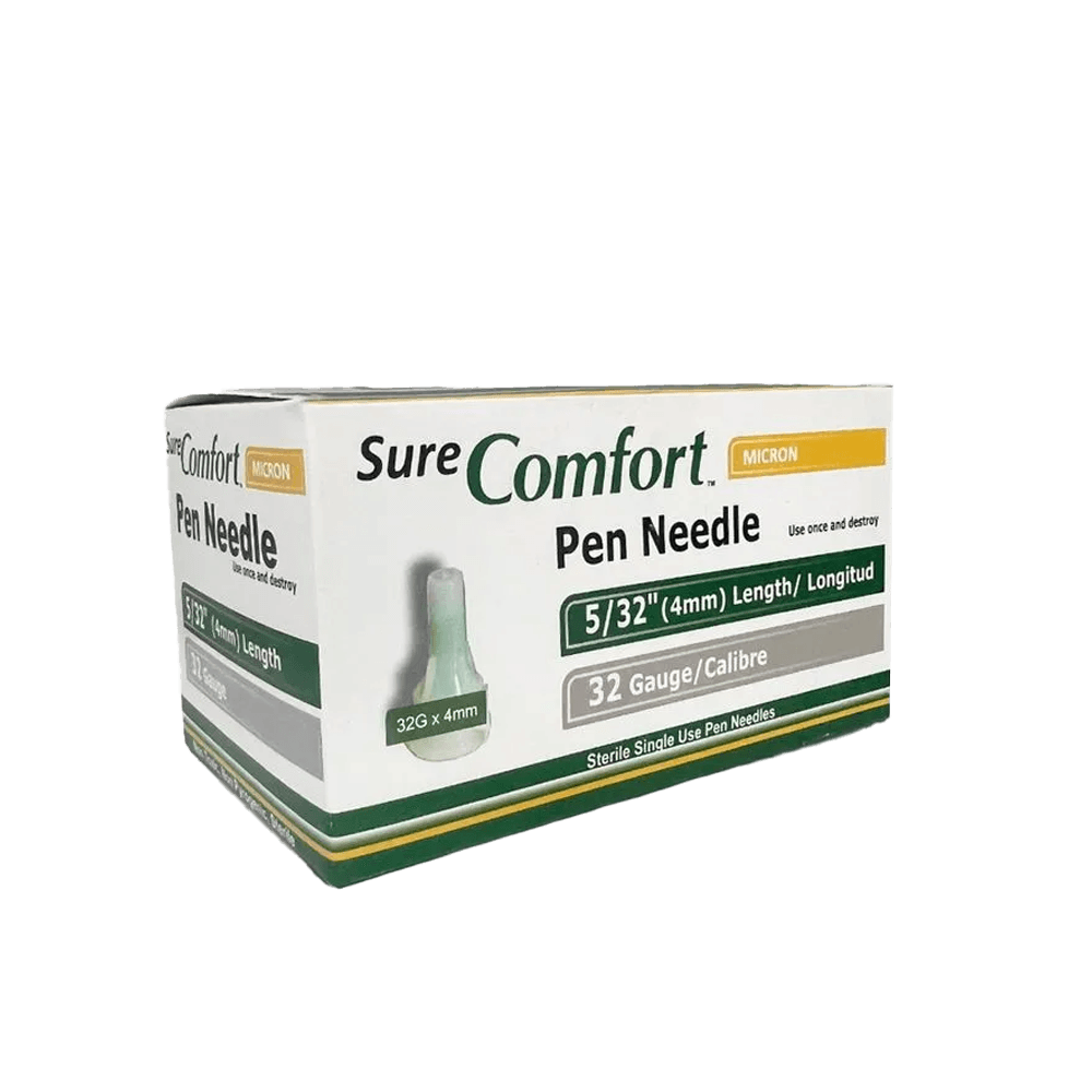 Aguja Para Insulina Surecomfort 32G/4Mm Verde 