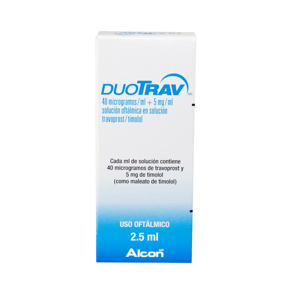 Duotrav 40 mcg/5 mg/1 ml Solución Oftálmica