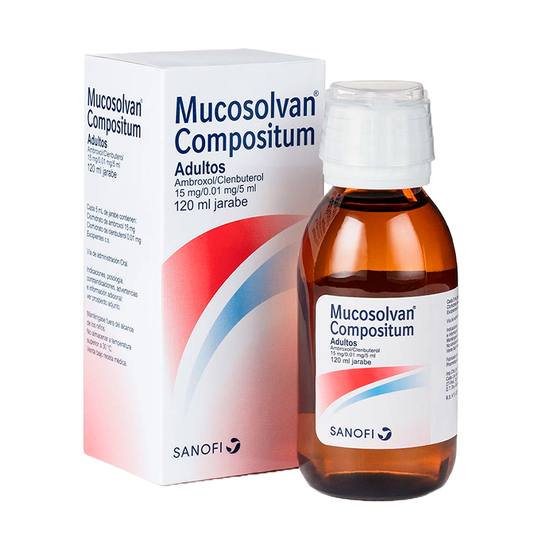 Mucosolvan compositum adulto jarabe frasco x120 ml.