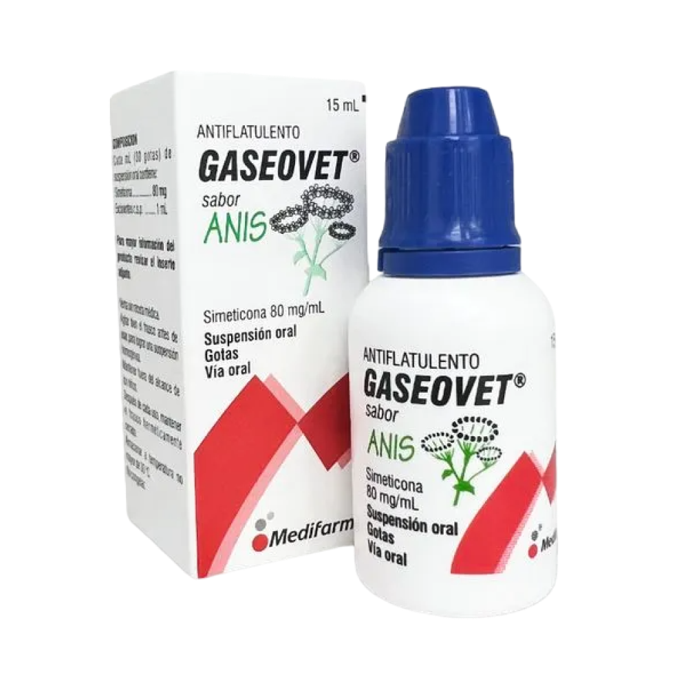 Gaseovet 80mg/ml Gotas Sabor Anís