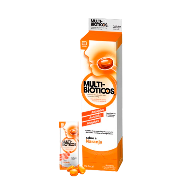 Multi-bioticos pastilla dura naranja. Multi-bioticos pastilla dura naranja.