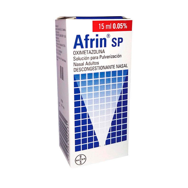 Afrin sp 0.05% atomizador frasco x15 ml.