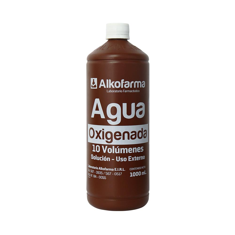Agua Oxigenada Alkofarma 10vol Solución