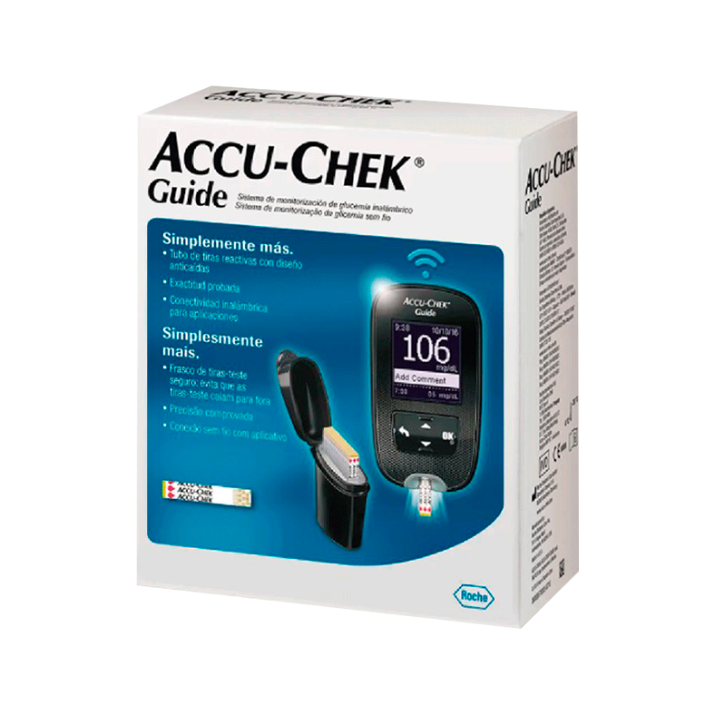 Accu-chek Guide equipo kit. Accu-chek Guide equipo kit.