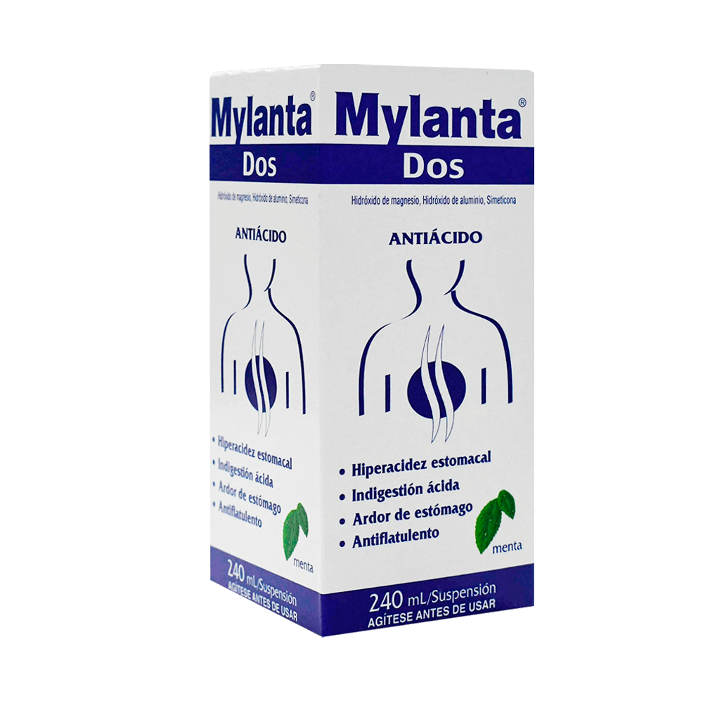 Mylanta Dos Suspensión Menta