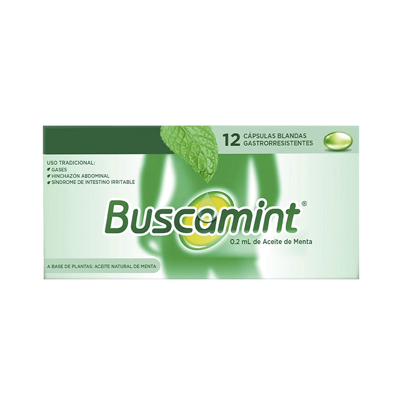 Buscamint cápsula blanda gastrorresistente