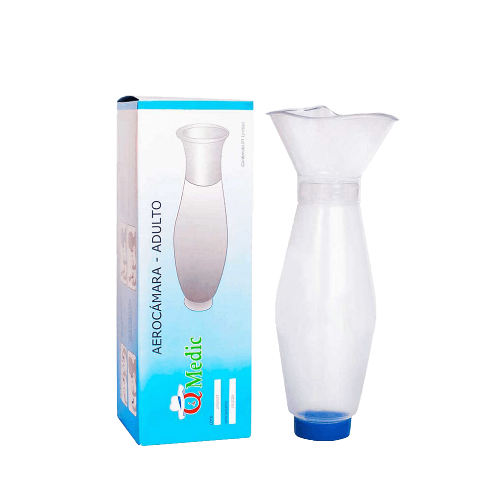 Aerocámara Espaciadora IQ Medic Adulto 