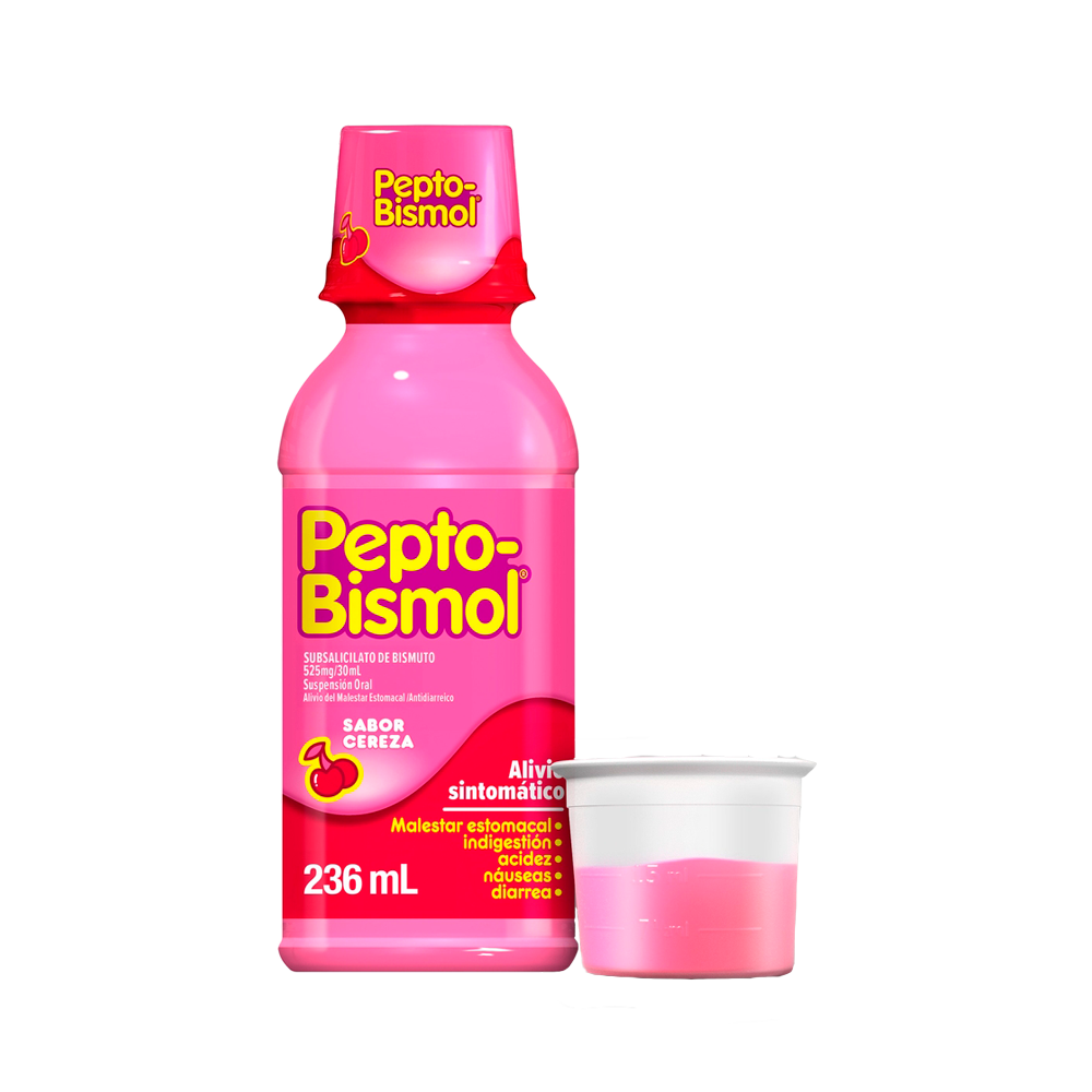 Pepto-Bismol Sabor Cereza 525mg/30ml Suspensión Oral