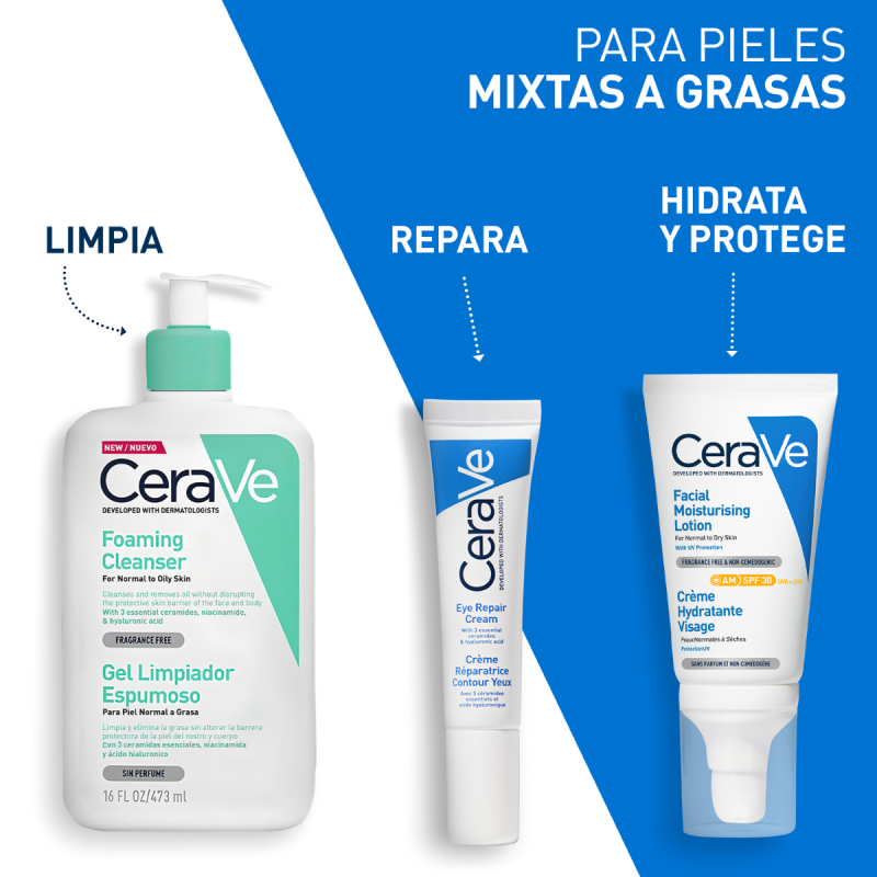 Gel Limpiador Espumoso CeraVe Foaming Cleanser Gel Limpiador Espumoso CeraVe Foaming Cleanser