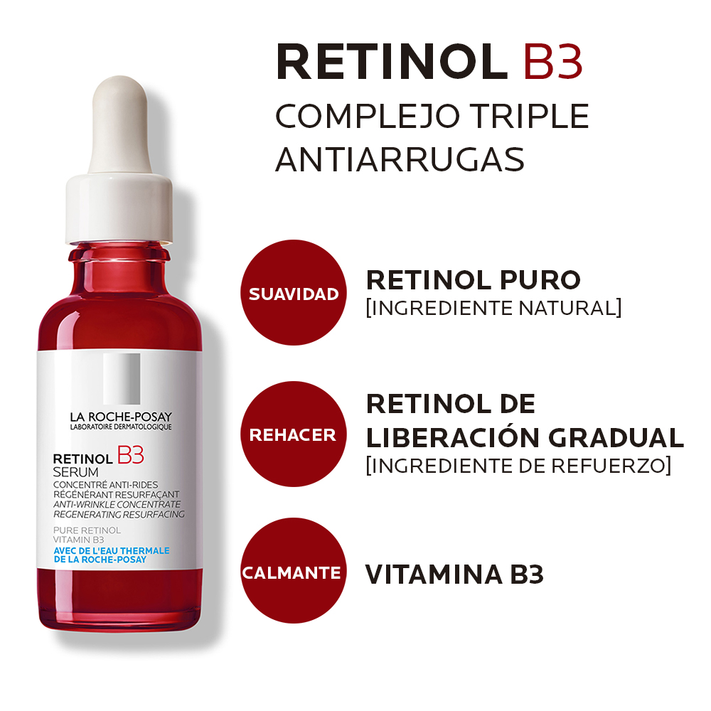 Serum Anti-arrugas Profundas La Roche Posay Retinol B3 Frasco x30ml