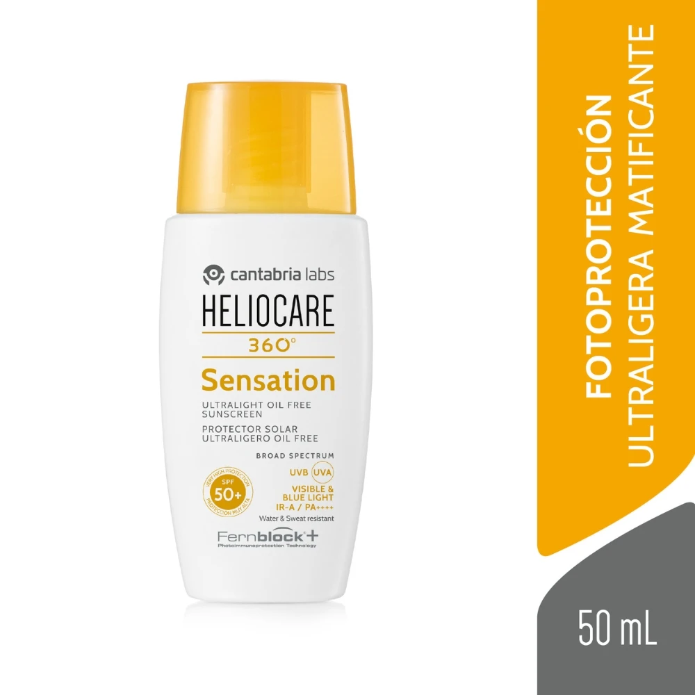 Fotoprotector facial Heliocare 360° Sensation Ultraligera Toque Seco SPF 50+ Fotoprotector facial Heliocare 360° Sensation Ultraligera Toque Seco SPF 50+