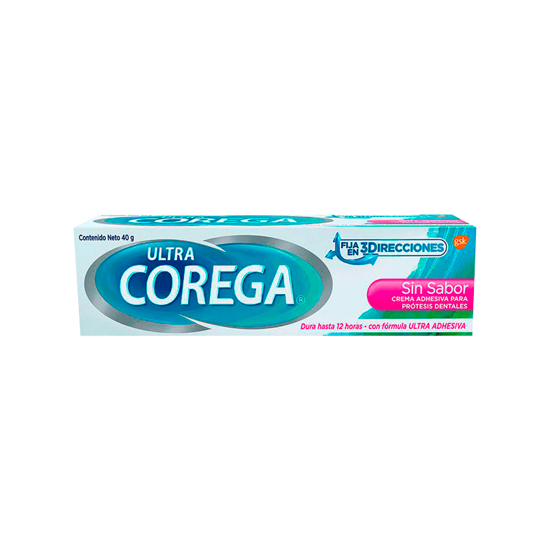 Corega Crema Adhesiva Ultra Sin Sabor