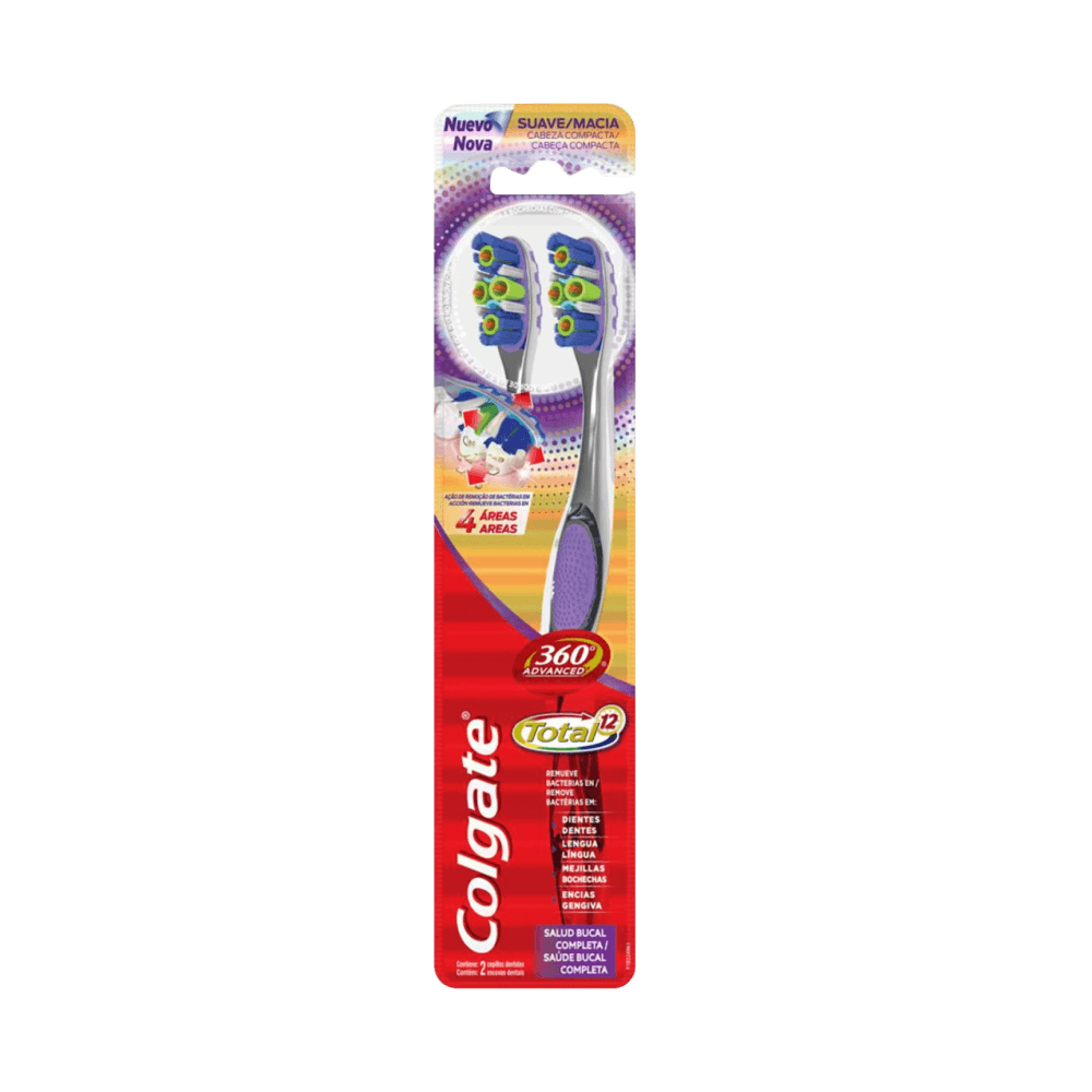Cepillo Dental Colgate 360 Advanced Suave Cepillo Dental Colgate 360 Advanced Suave