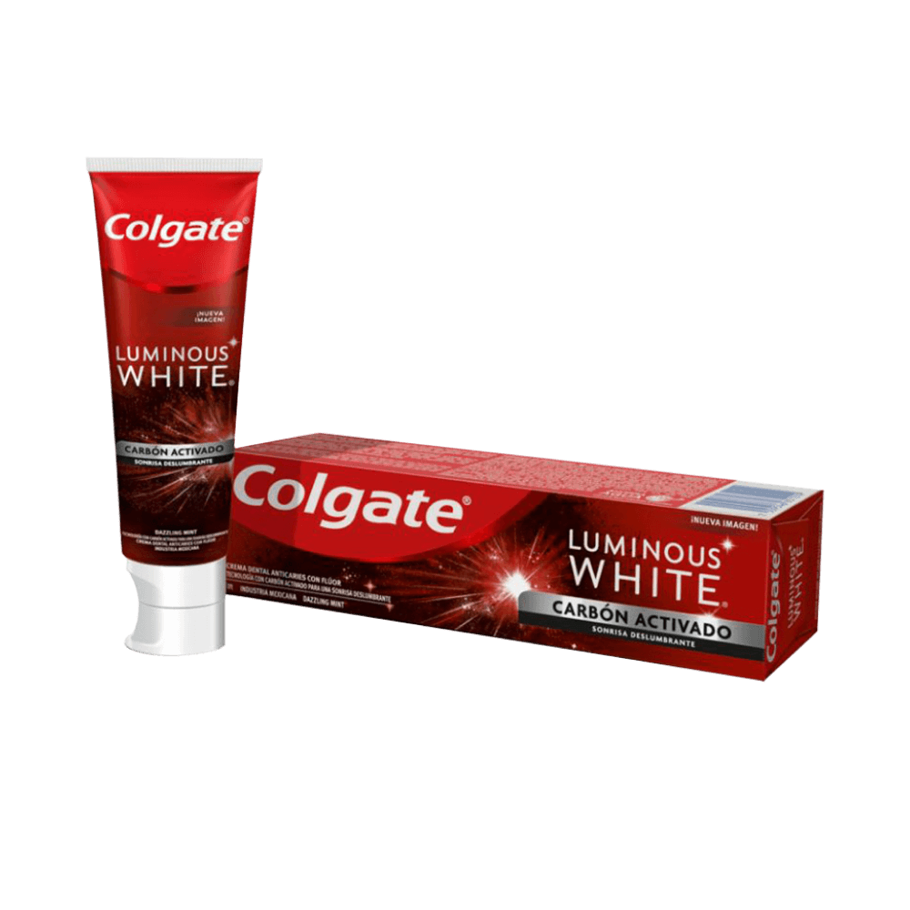 Pasta Dental Colgate Luminous White Carbón Activado