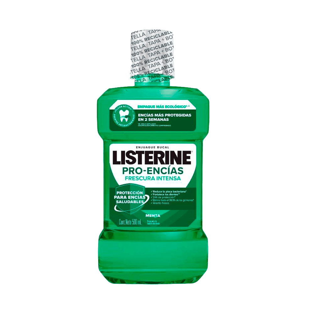 Enjuague Bucal Listerine Dientes y Encías