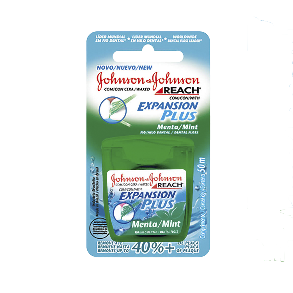Reach hilo dental johnson & johnson expansión plus menta 50mt. Reach hilo dental johnson & johnson expansión plus menta 50mt.