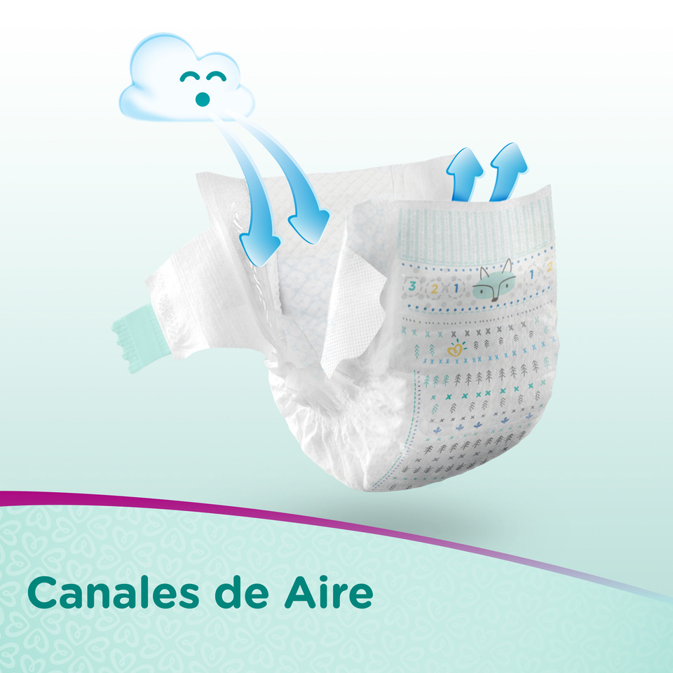 Pampers pañal para bebé premium care talla XXG