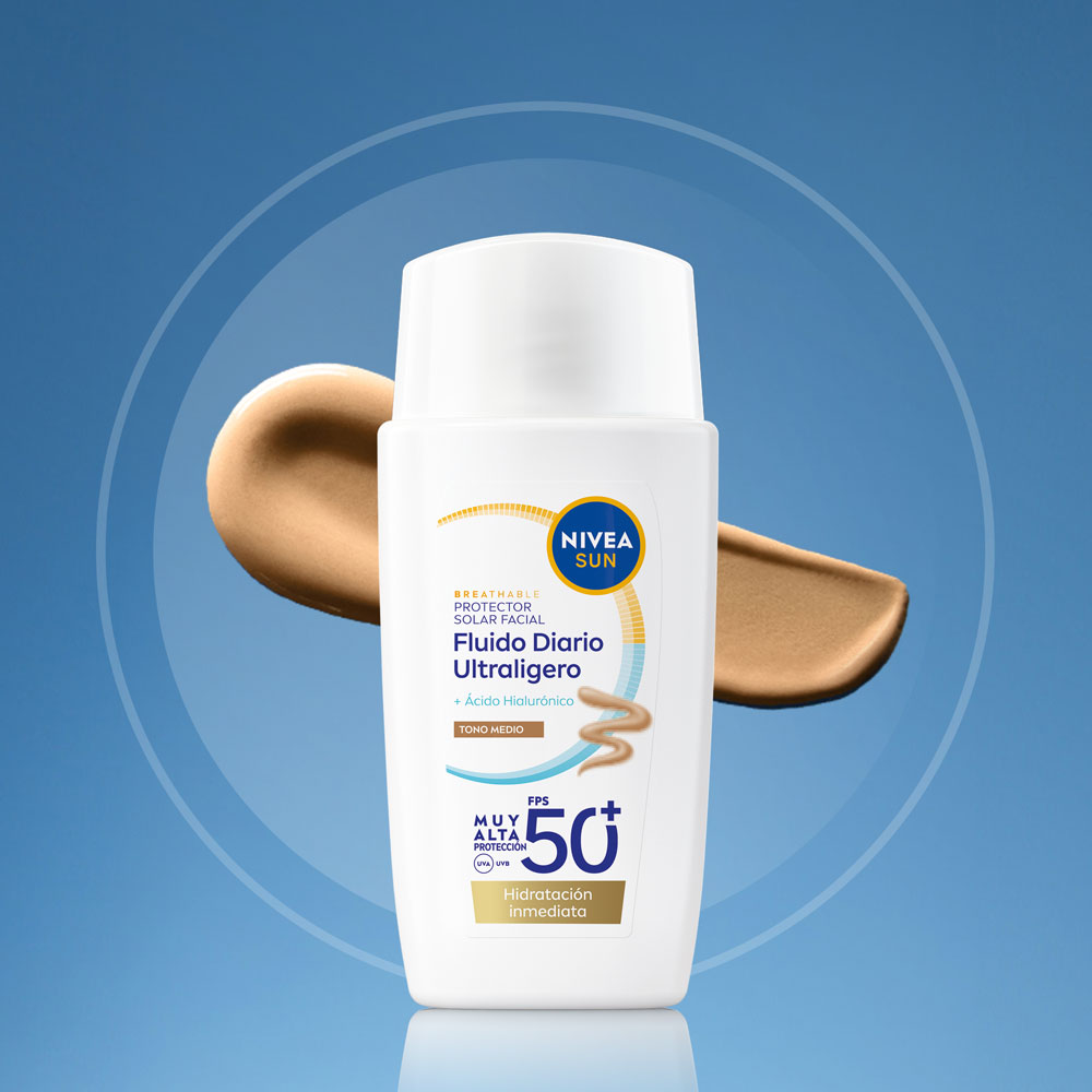 Protector Solar Facial NIvea Uv Fluido Diario Con Color Protector Solar Facial NIvea Uv Fluido Diario Con Color