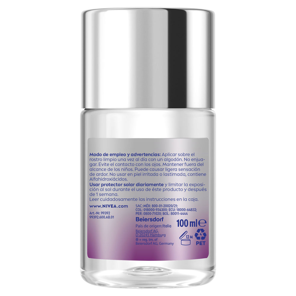 Nivea Luminous Skin Glow Tonic Exfoliante