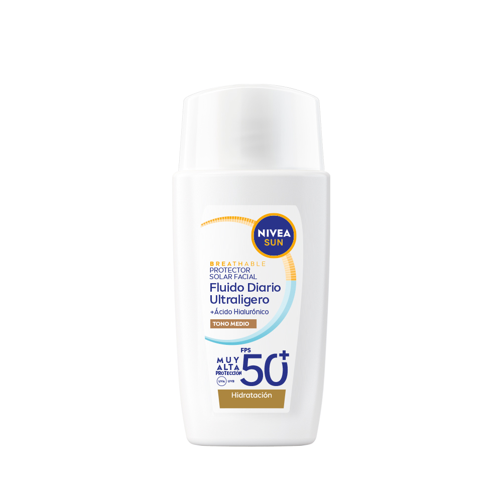 Protector Solar Facial NIvea Uv Fluido Diario Con Color Protector Solar Facial NIvea Uv Fluido Diario Con Color