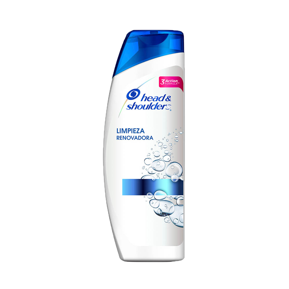Head & shoulders shampoo limpieza renovadora frasco x375ml.
