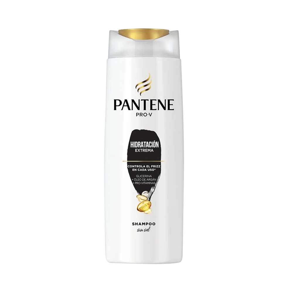Pantene Pro-V shampoo hidratación extrema frasco x400ml.