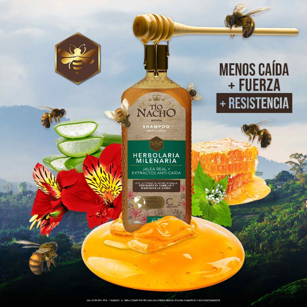 Shampoo Tío Nacho Anti-Caída Herbolaria Shampoo Tío Nacho Anti-Caída Herbolaria