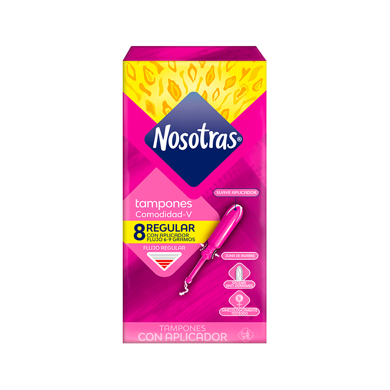Tampones con aplicador regular Tampones con aplicador regular