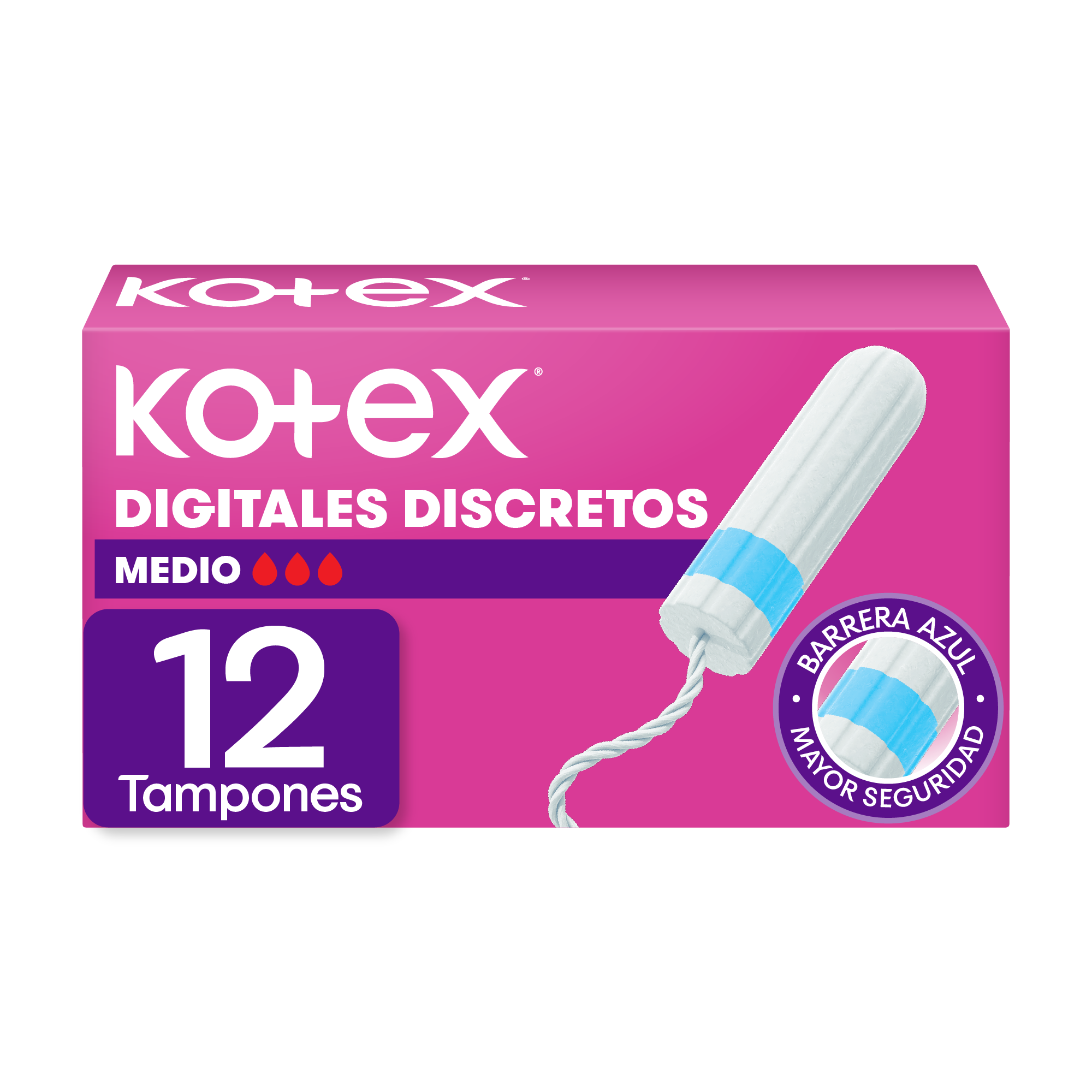 Tampón Kotex Digital Mediano