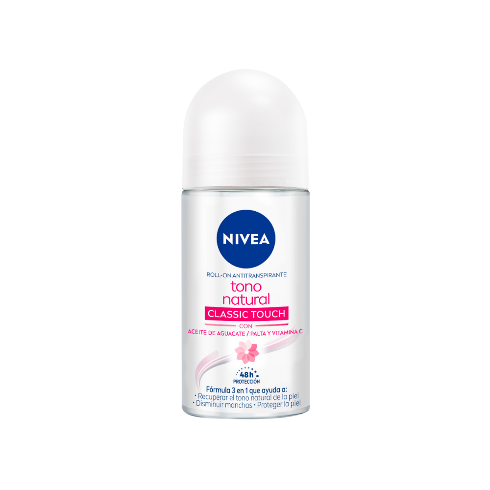 Desodorante Roll On Nivea Tono Natural Classic Touch Desodorante Roll On Nivea Tono Natural Classic Touch