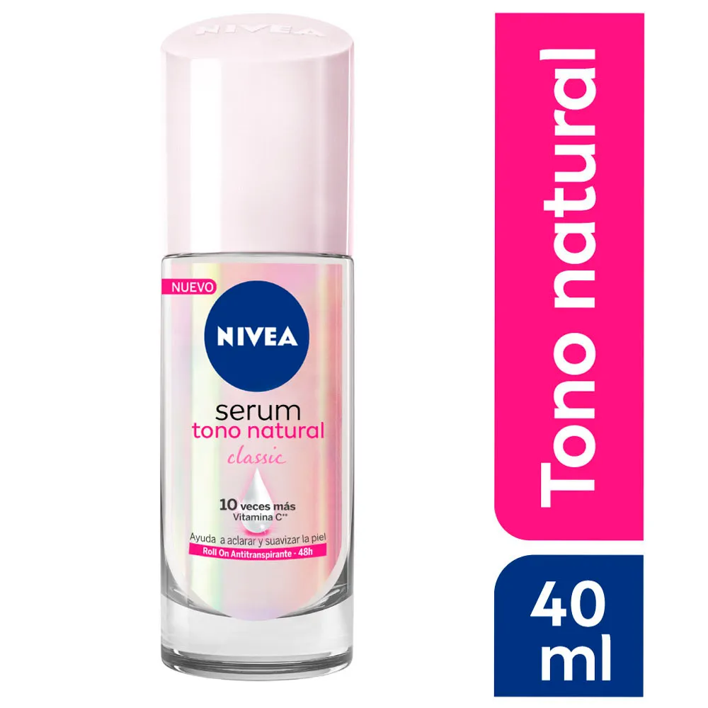 Desodorante Roll On Nivea Serum Tono Natural
