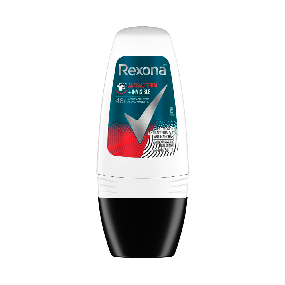 Desodorante Roll On Rexona Women Antibacterial Invisible