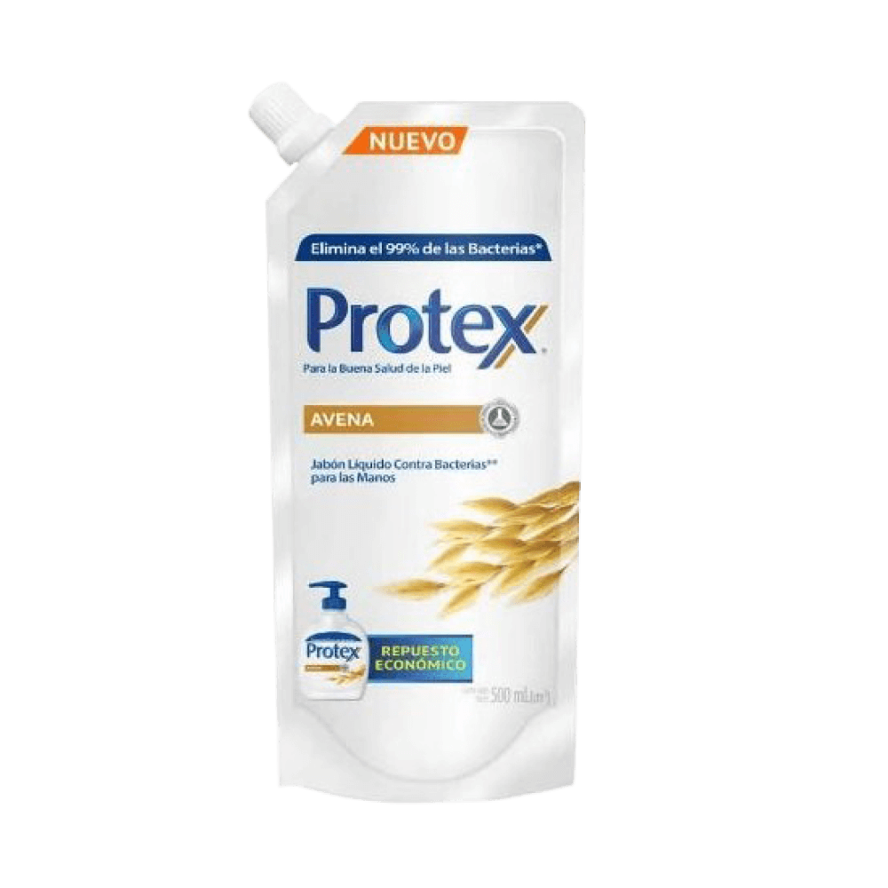 Jabón Líquido Antibacterial Protex Avena Doypack