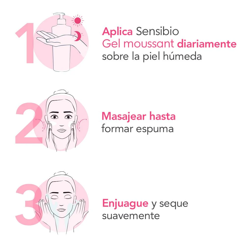 Sensibio Moussant Gel de Limpieza Bioderma