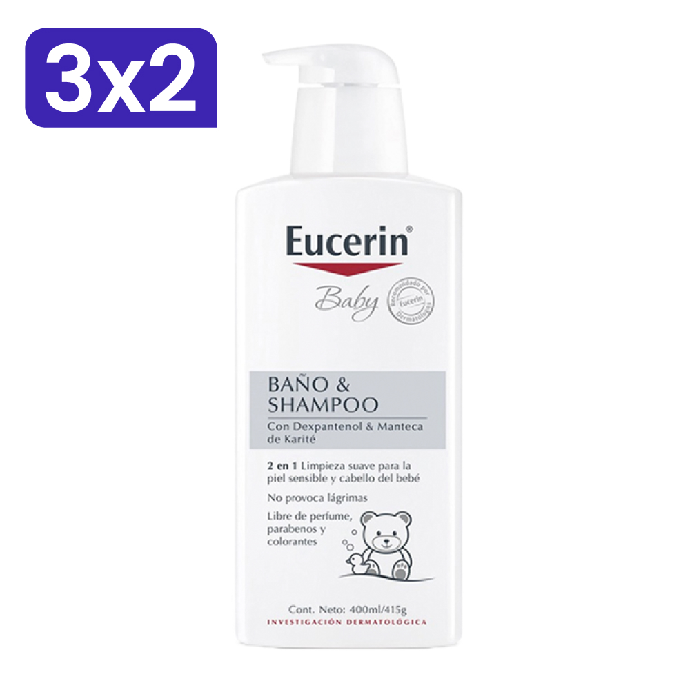 Eucerin Baby Baño y Shampoo para piel sensible