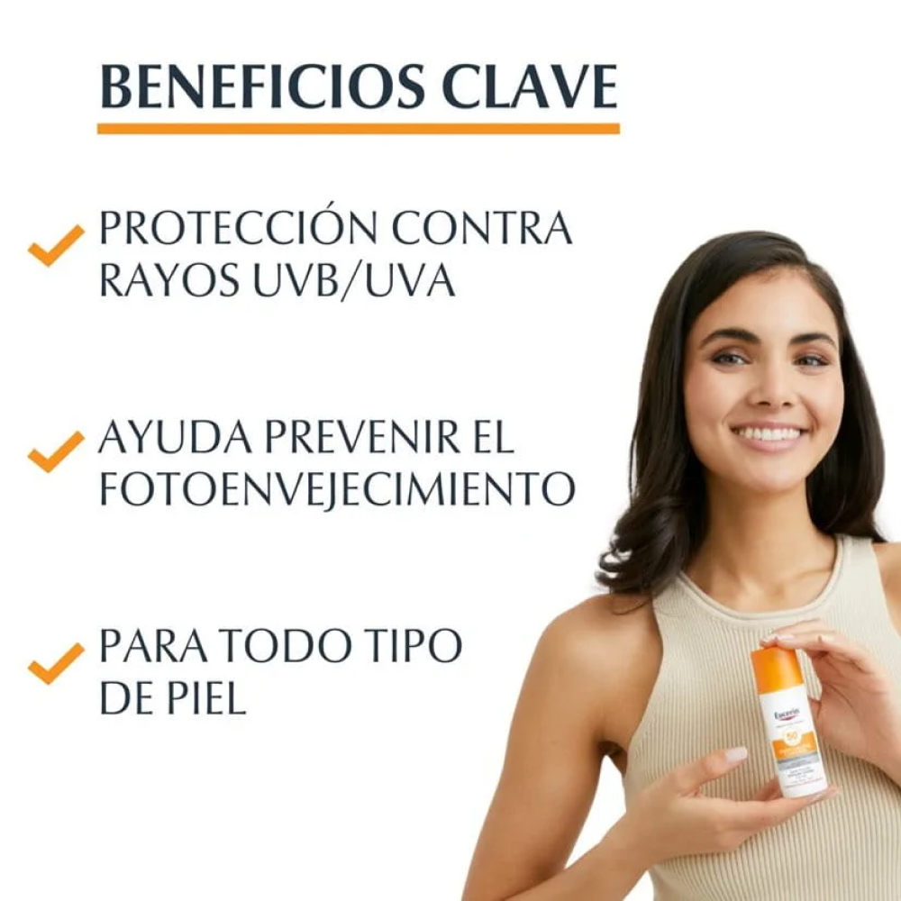 Eucerin protector solar anti-edad photoaging control fps50