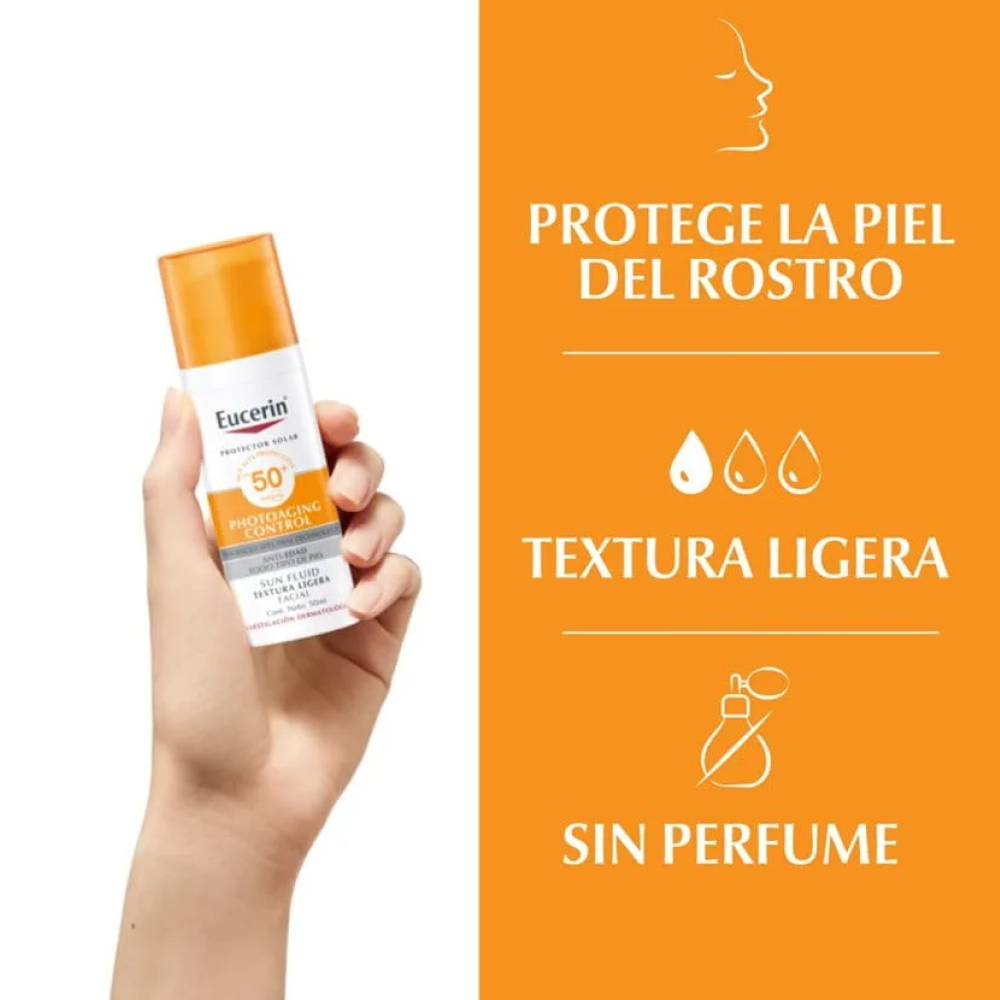 Eucerin protector solar anti-edad photoaging control fps50