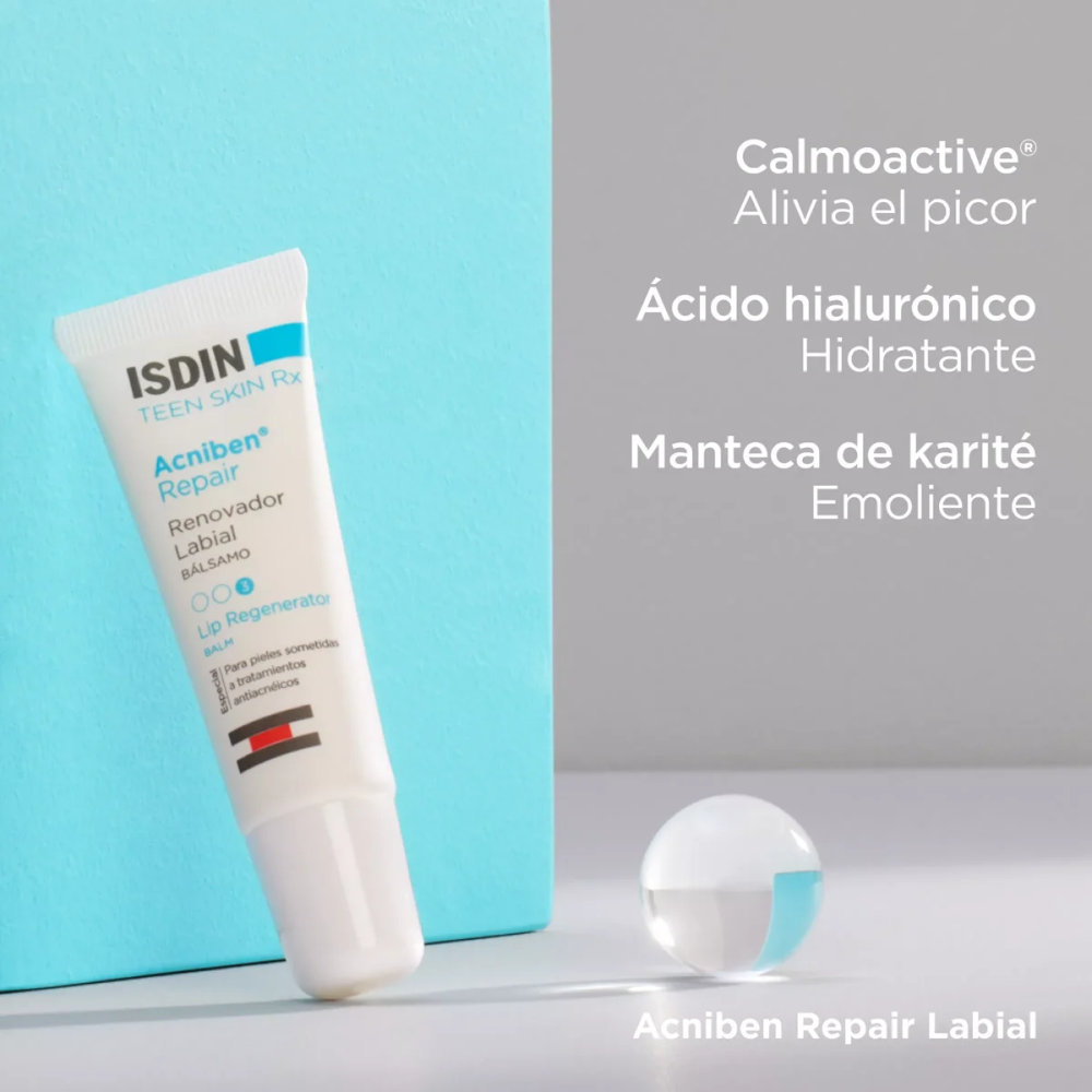 Acniben Repair Ungüento Renovador Labial Isdin Tubo x10ml.